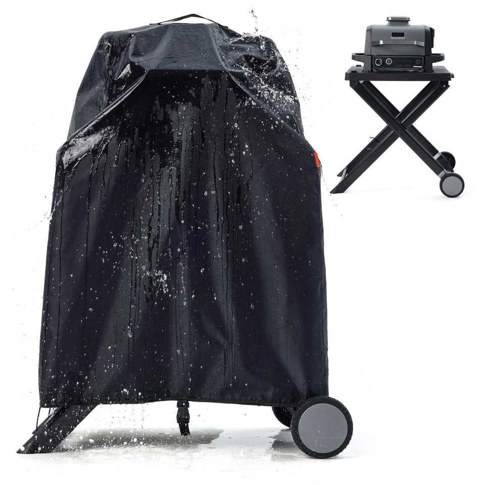 TravelIT waterproof cover on Ninja OG700 with XSKSTAND protects from rain