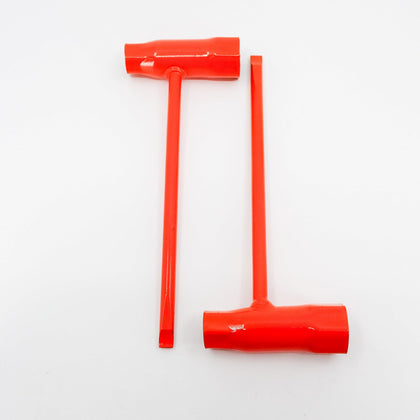Traverse Creek Duke's SCRENCH wrench in orange for quick visibility in the woods.
