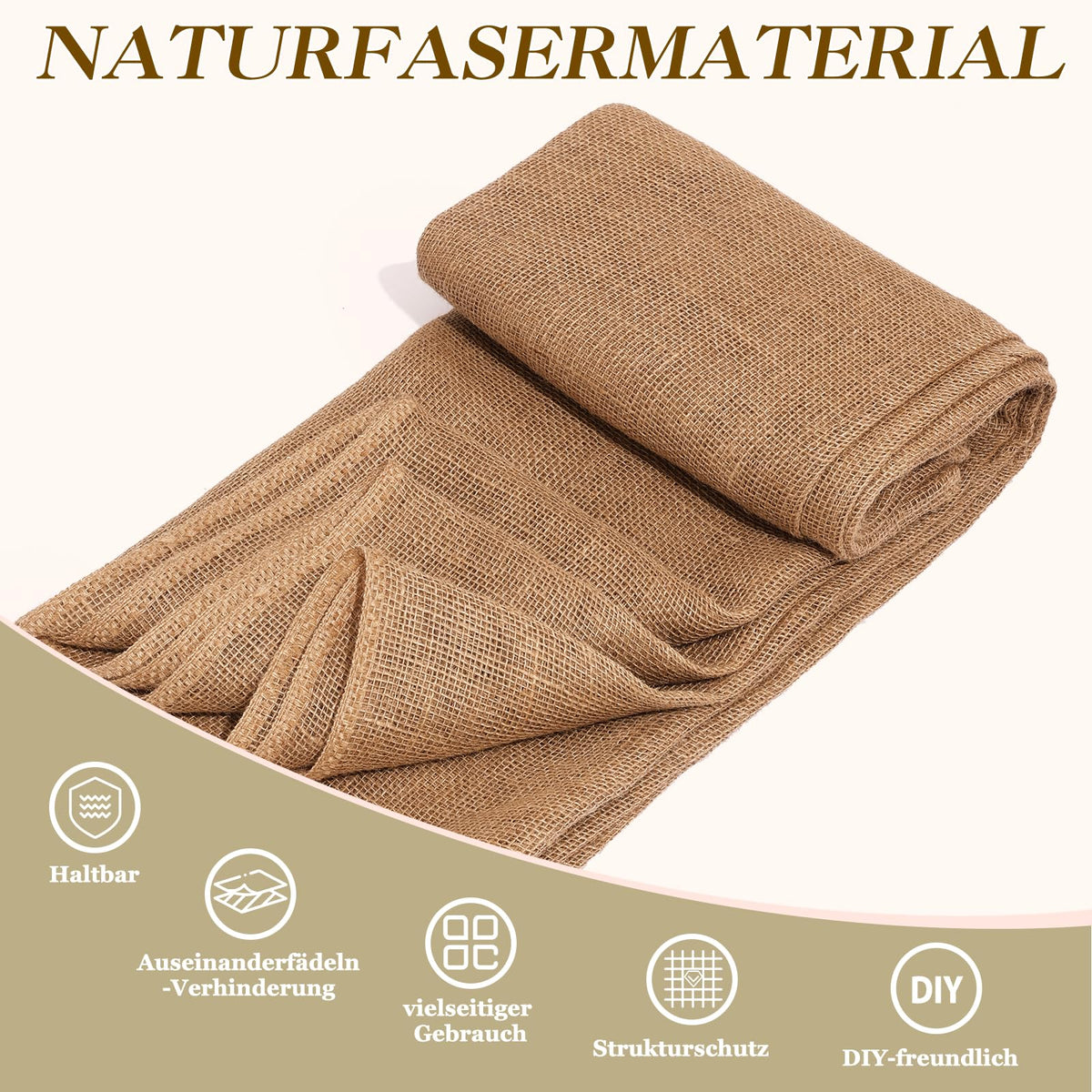 TravLand burlap roll shown as tree wrap protecting bark in winter