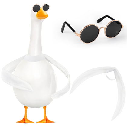 Travone goose wings with 3D fabric design for playful porch decoration.