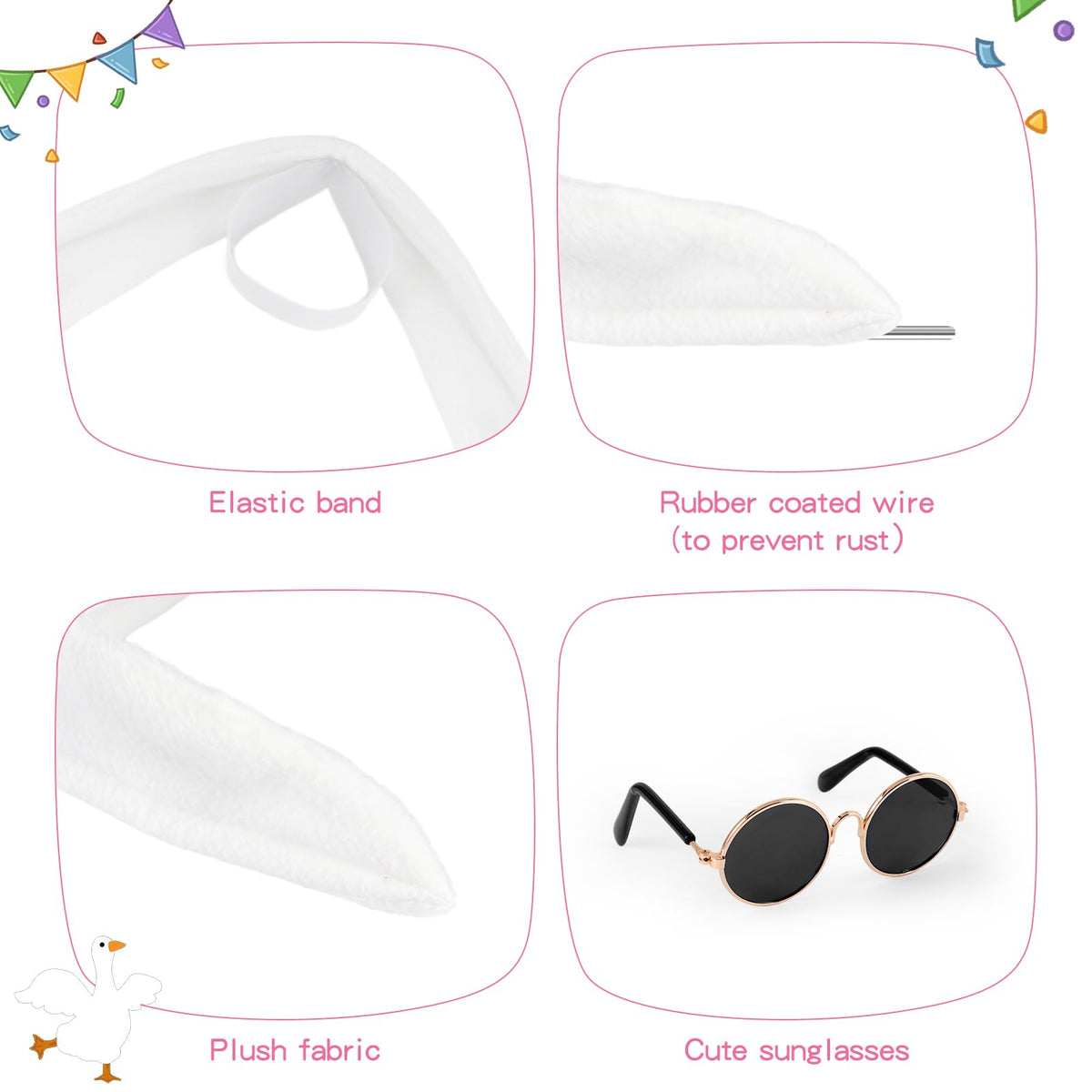 Travone goose wings enhance garden decor on patios and flower beds.