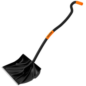 Trazon snow shovel with ergonomic handle for easy snow removal
