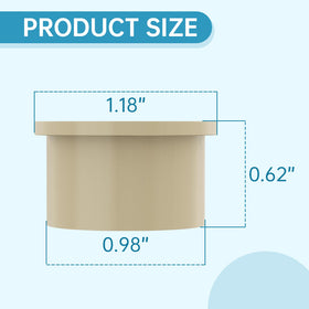 Trdzi beige fence hole cap for quick, tool-free installation