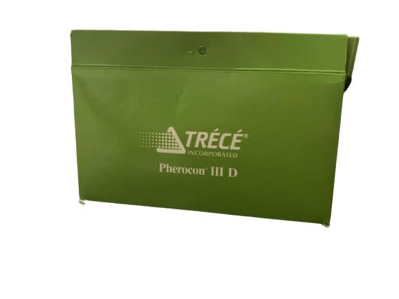 Trece Citrus Leafminer Trap Kit 3-Pack field use closeup.