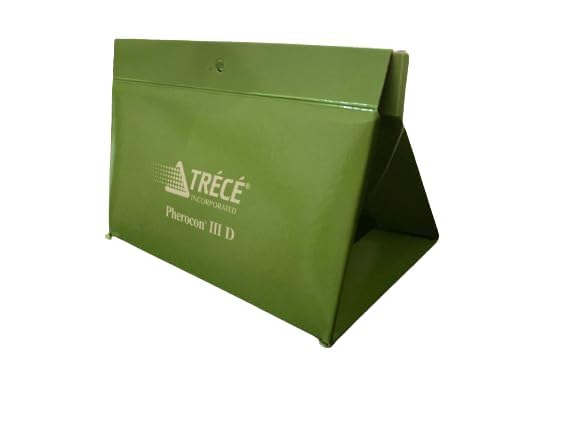 Trece Citrus Leafminer Trap Kit 3-Pack hanging setup guide.