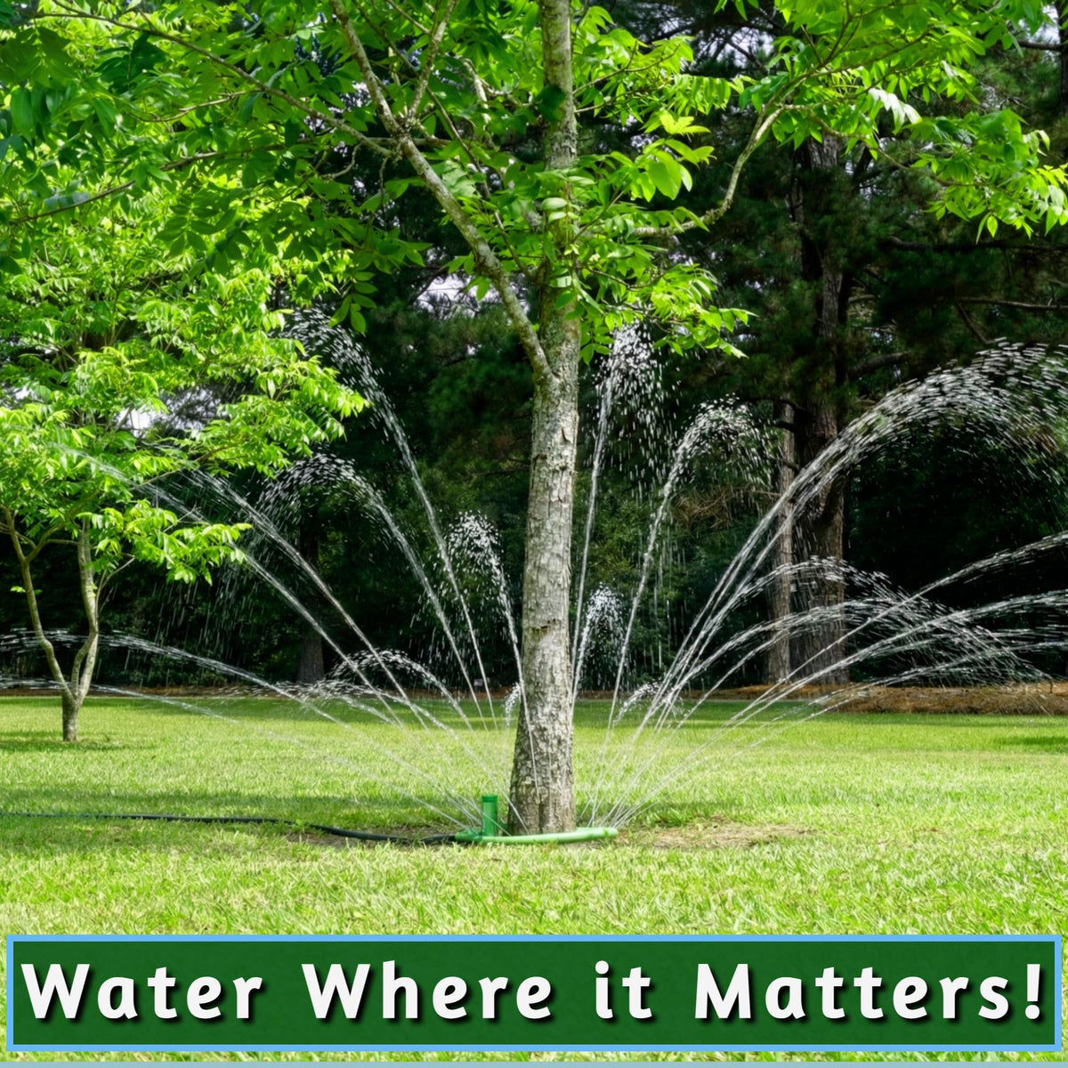 Tree Hugger hose attachment showing easy setup and lightweight design
