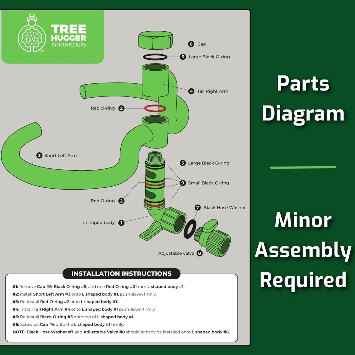 Portable design of Tree Hugger ring moves between trees easily.