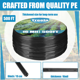 Treela drip tape 6 inch spacing ensures even coverage across beds