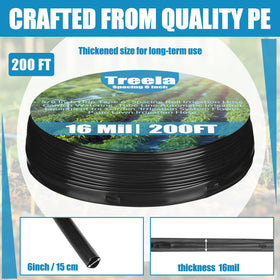 Treela 16mil hose with thick wall resists wear under sun exposure