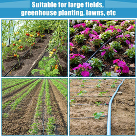 Treela drip irrigation kit for straight line installations in gardens and patios