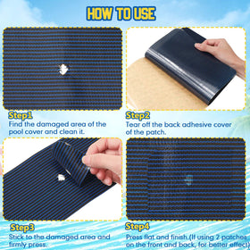 Treela pool safety cover patch made from durable polypropylene material