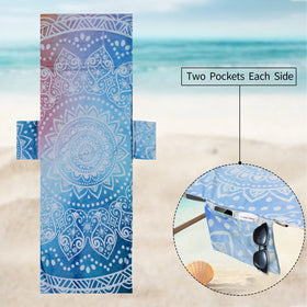 Treeswift chair cover with wind-resistant loops anchors to chair.