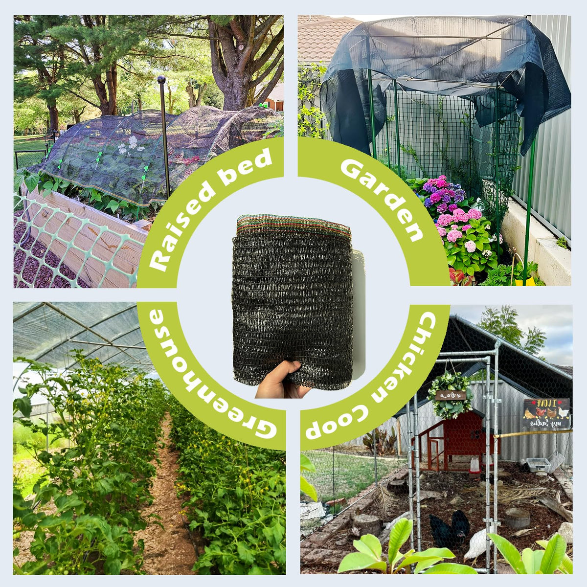 TREEVEX sun-blocking net for plants reduces glare while maintaining essential light