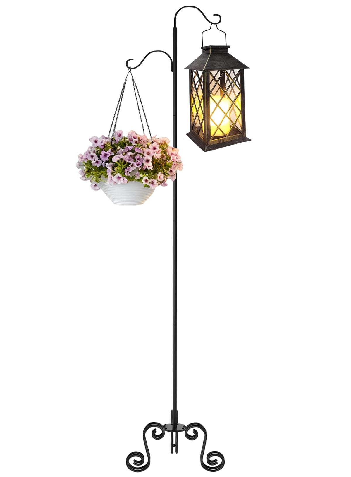 TREEZITEK matte black finish resists rust, chipping, and fading for indoor or outdoor use.