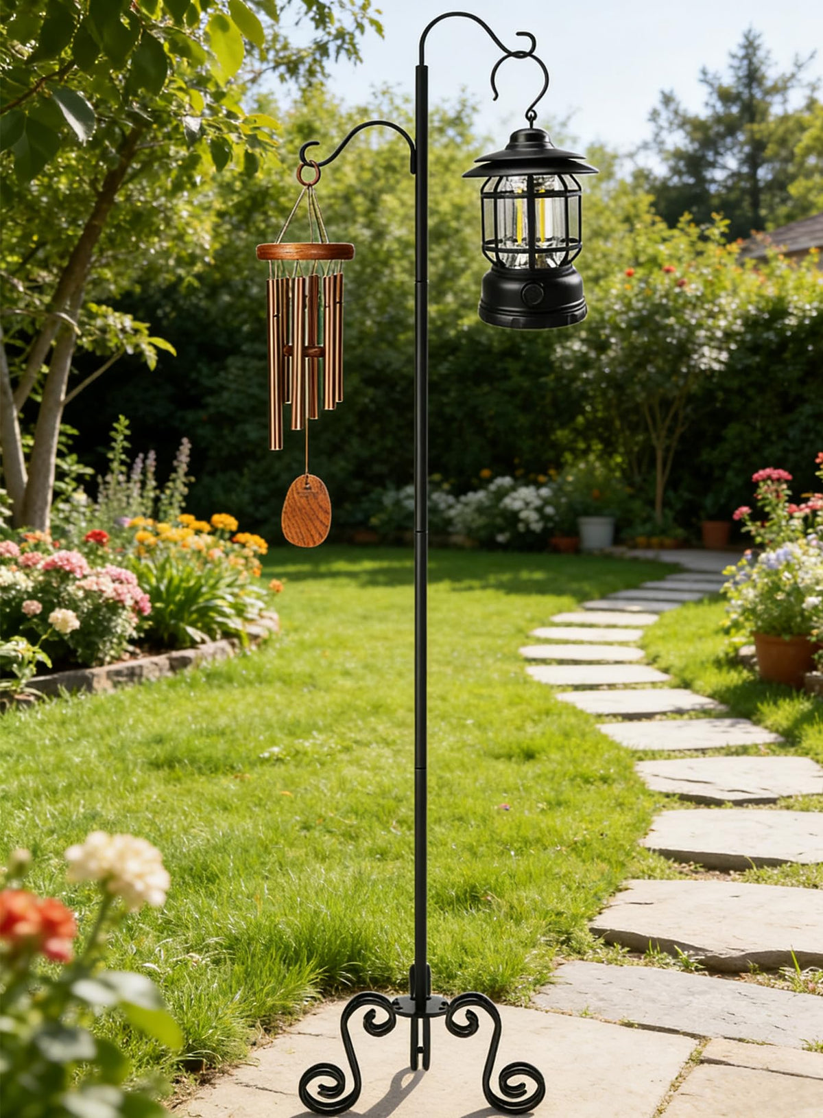 TREEZITEK 77-inch stand provides stable base to prevent tipping on windy days.