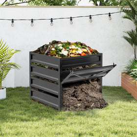 Trellume durable outdoor compost bin designed to withstand weather