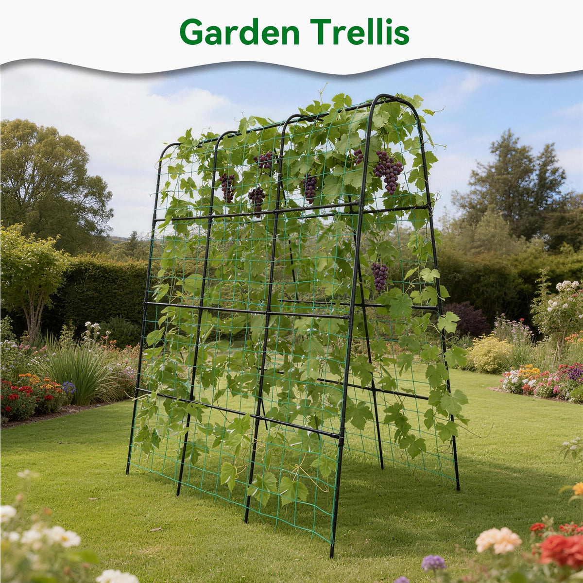 Trellume Cucumber Trellis durable outdoor garden structure