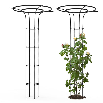 Trellume outdoor trellis supports roses with rust-proof steel for lasting garden use