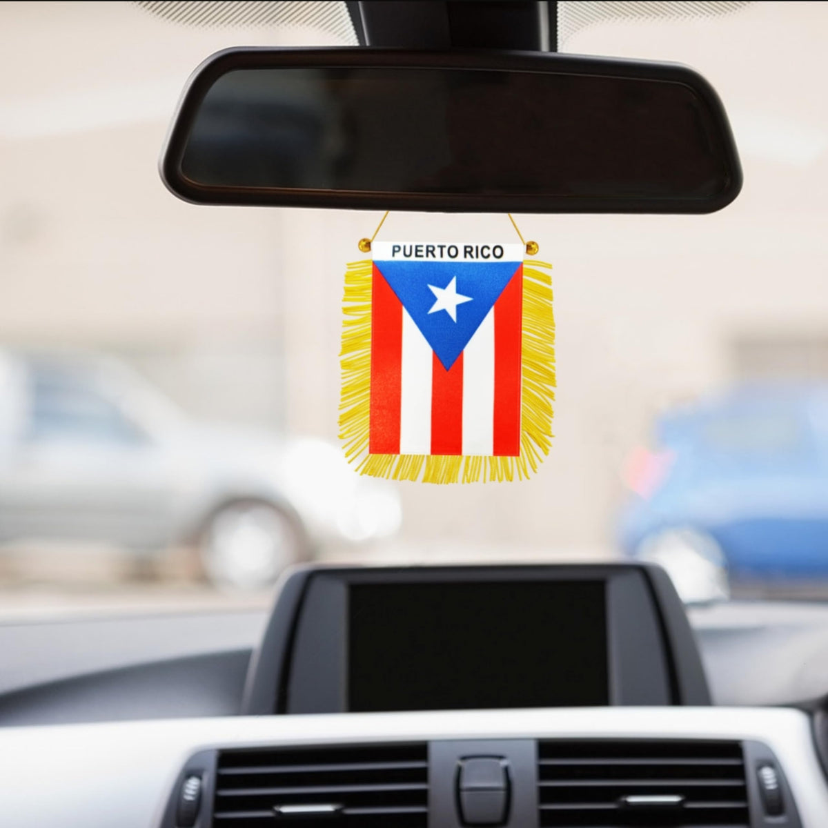 TrendPow Puerto Rico flag banner suitable for home or office decor.