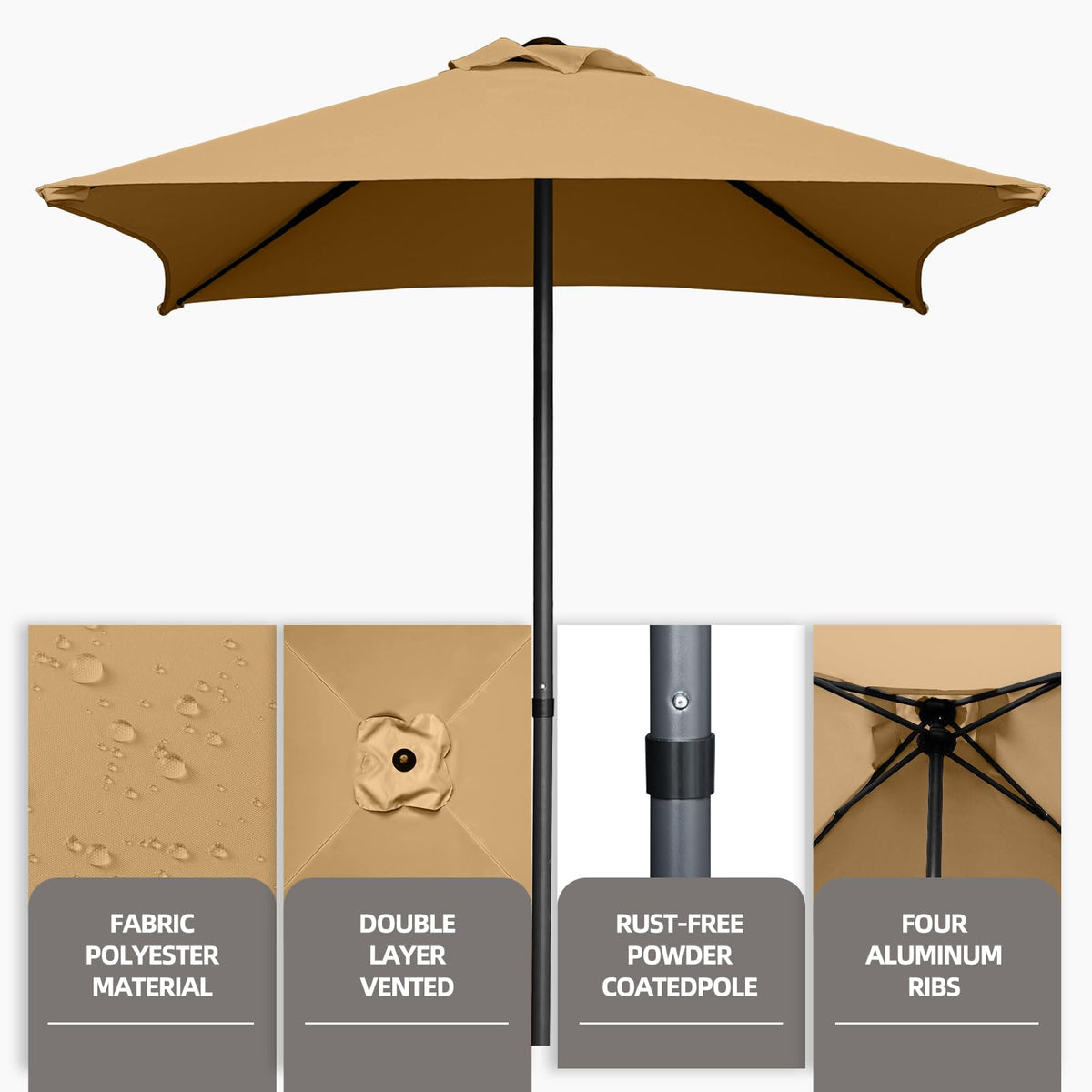 Trenovo 34mm powder-coated pole offers durable, rust-resistant support