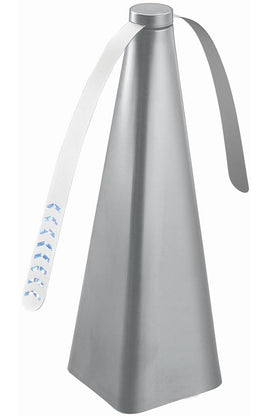 Treva Bug Fan with holographic blades deters insects in outdoor spaces.