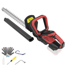 TREXEEN hedge trimmer with 22-inch dual-action blade for precise trimming.