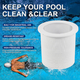 Trhretn basket compatibility highlights cross-brand replacement for Pentair, Hayward, Polaris pools.