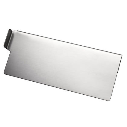 Trhretn Grease Trap Blocker back view on Blackstone griddle for rear containment
