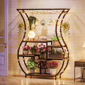 Tribesigns rust-resistant baking-paint frame supports year-round use.