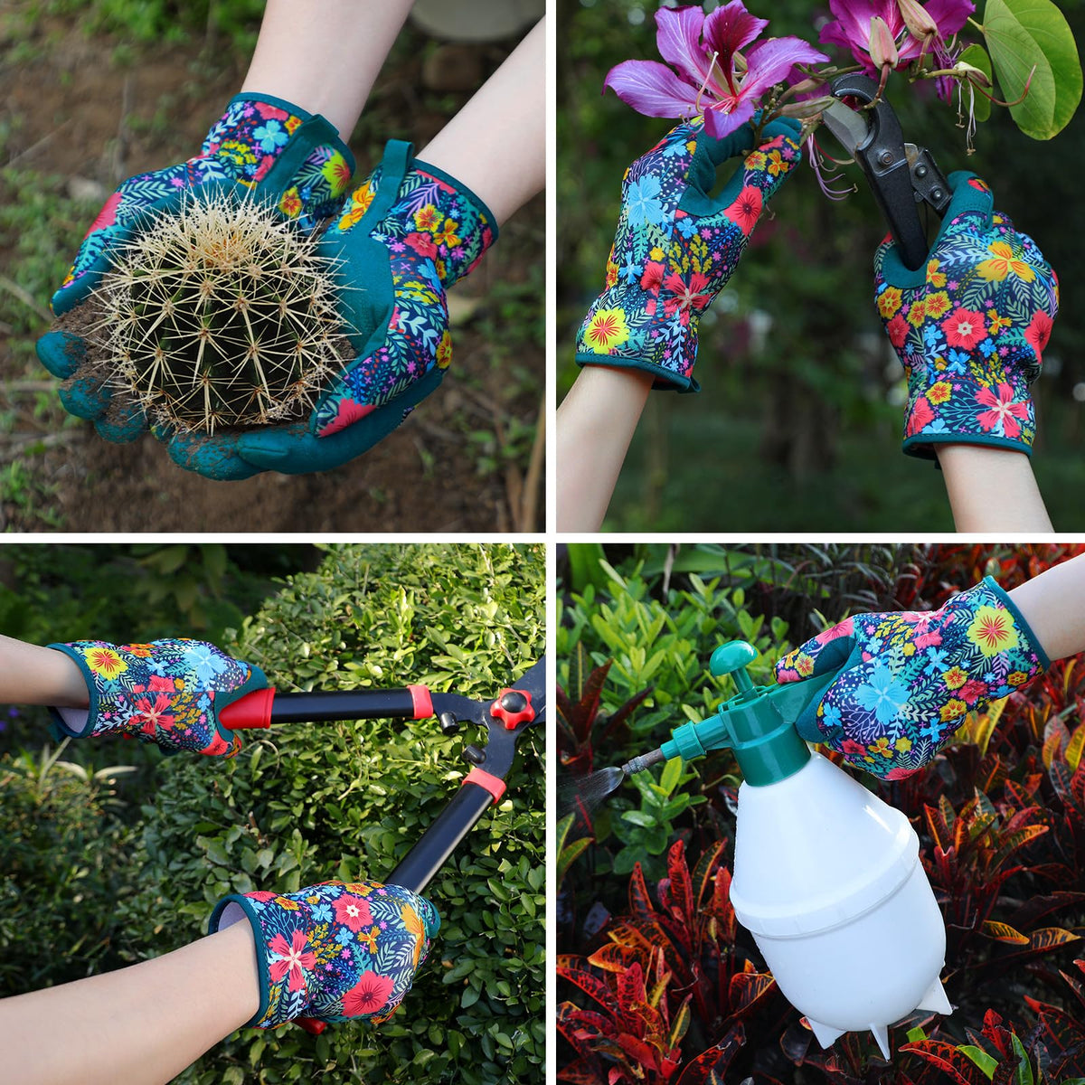 Trifabricy Garden Gloves durable stitching for long-lasting garden wear