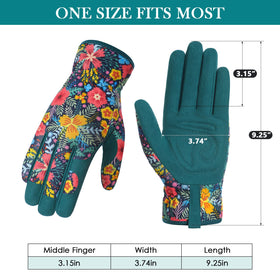 Trifabricy Garden Gloves thorn-proof palm protects hands from sharp stems