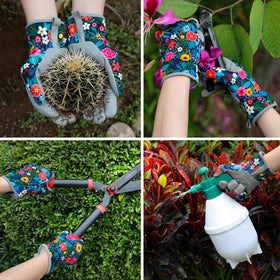 Trifabricy Garden Gloves for Women digging action and strong grip
