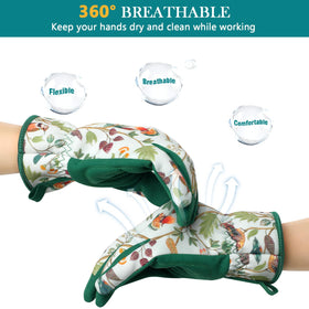 Trifabricy thorn-protection feature guards against sharp branches
