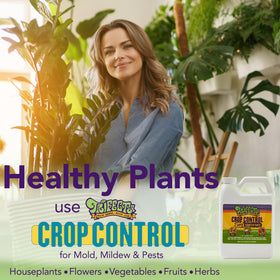 Healthy houseplants after using Trifecta Crop Control