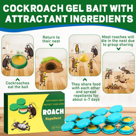 Close-up of Trihood roach bait station design highlighting attractant placement