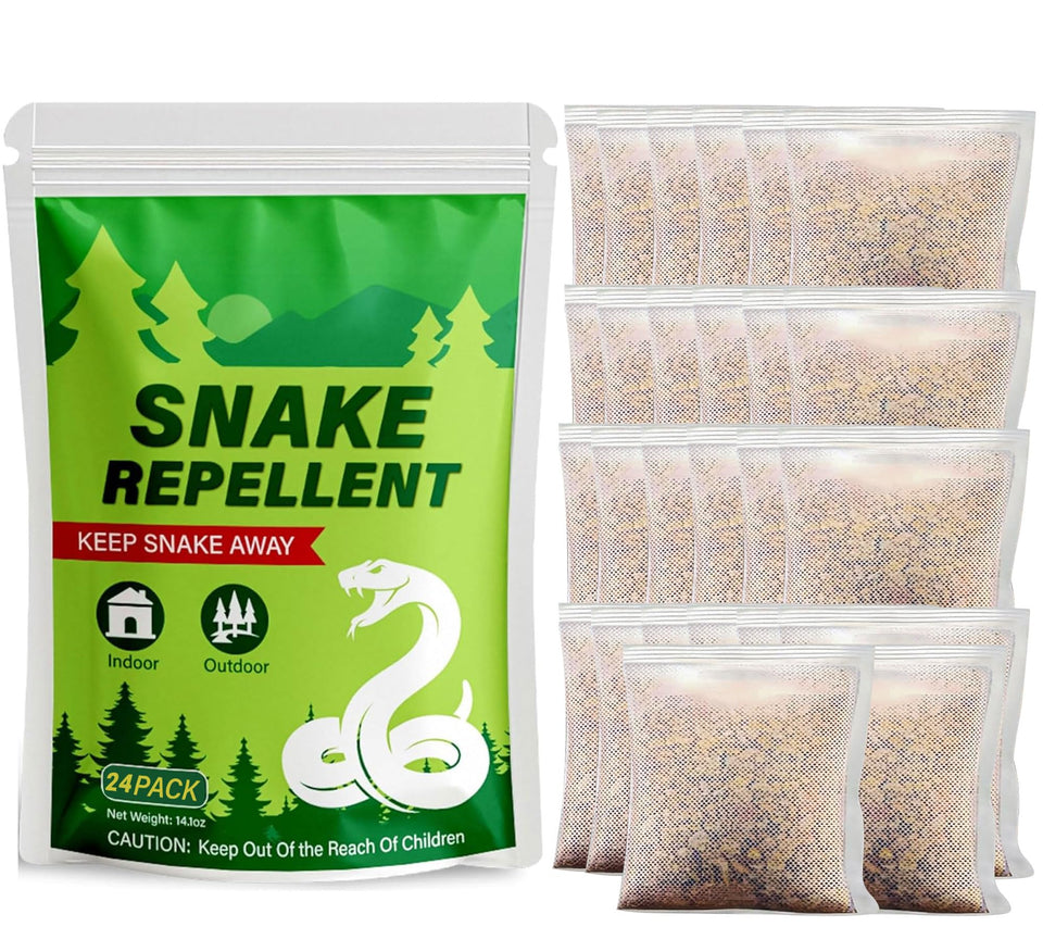 Trihood 24-pack snake repellent packaging ready for outdoor use.
