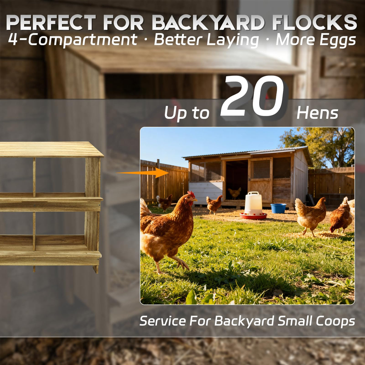 TRINFREE carbonized wood nest box closeup emphasizing durable outdoor construction