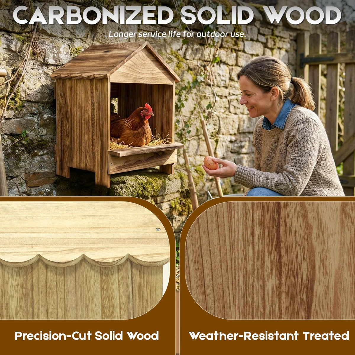 TRINFREE easy-assembly design with pre-drilled panels and mortise-tenon joints.
