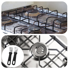 Trinkrittey griddle scraper straight-tip ideal for cutting and lifting ingredients on grill