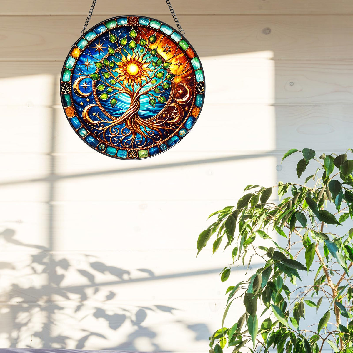 TRINYVORA Birthday Gift Window Decor adds charm to living spaces