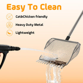 TRIOCOTTAGE suitable for coops, runs, and cages for versatile poultry cleanup.