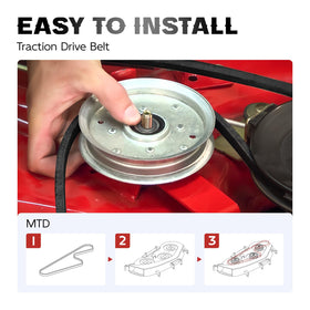 TRIONES OEM-size compatibility with Husqvarna and Craftsman decks.