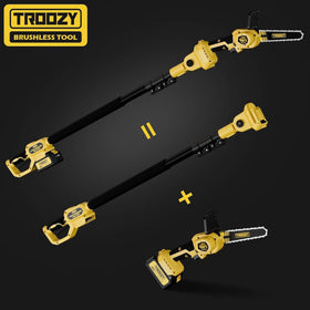 TROOZY ergonomic, lightweight design reduces fatigue during pruning