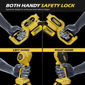 TROOZY safety chain brake and anti-slip handle for better control