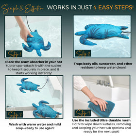 Tropicaler Hot Tub Spa Accessory helps keep water clear between soaks.