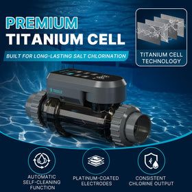 Troxlly remote salinity and temperature monitoring for precise pool control.
