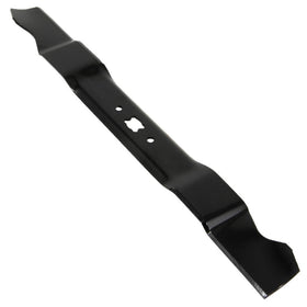 Troy-Bilt blade with precise cut geometry for optimal lift