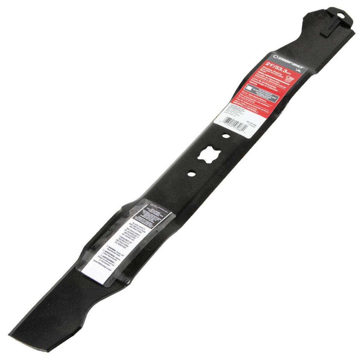 Troy-Bilt blade featuring a single-coil edge for precise, even cuts
