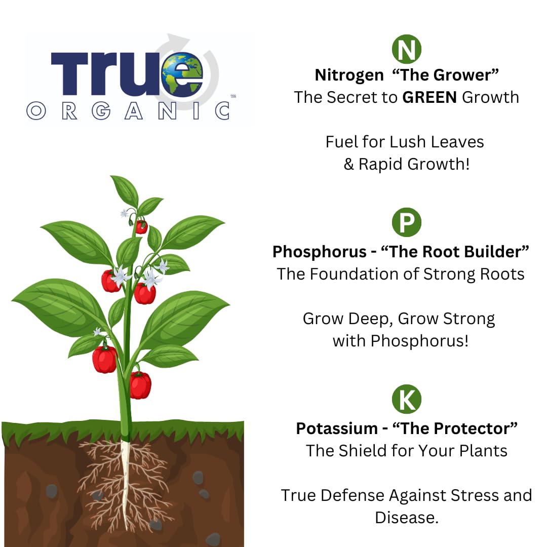 True Organic Bone Meal eco-friendly formula delivering natural plant nourishment.