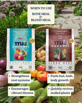 True Organic Bone Meal supports fruit and flower production in home gardens.
